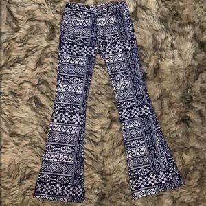 Blue Aztec pants
